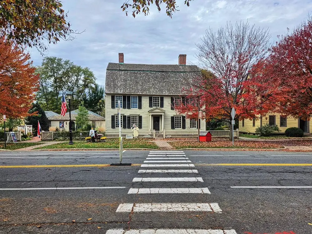 Image of crosswalk, Wethersfield, CT
