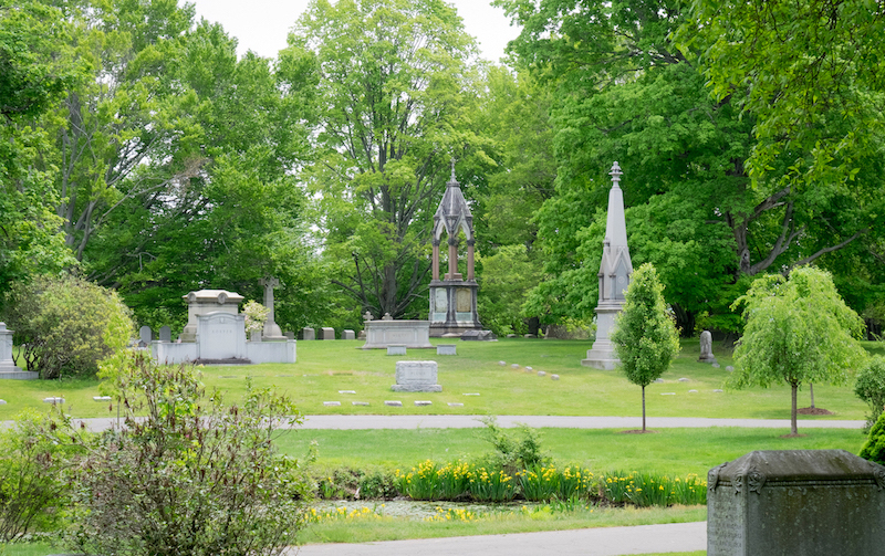 Image of the Cedar Hill Cemetary, Wethersfield, CT