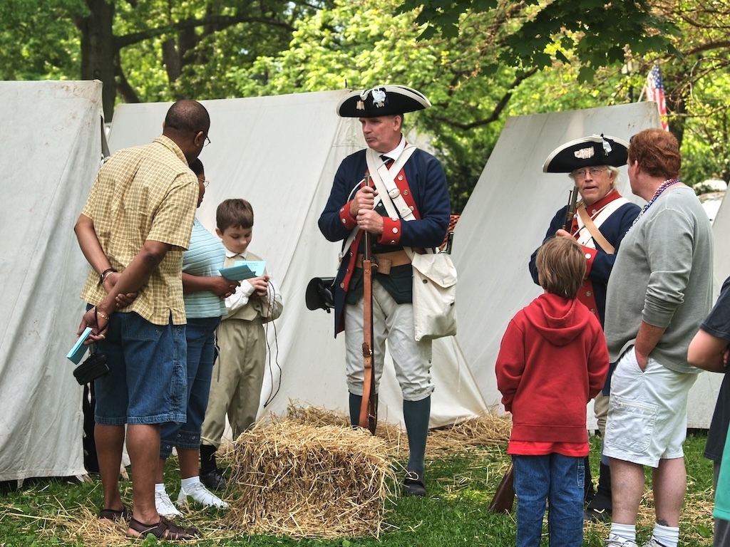 revolutionary war encampment 